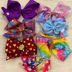 Jojo Siwa Hair Bows - pack of 7